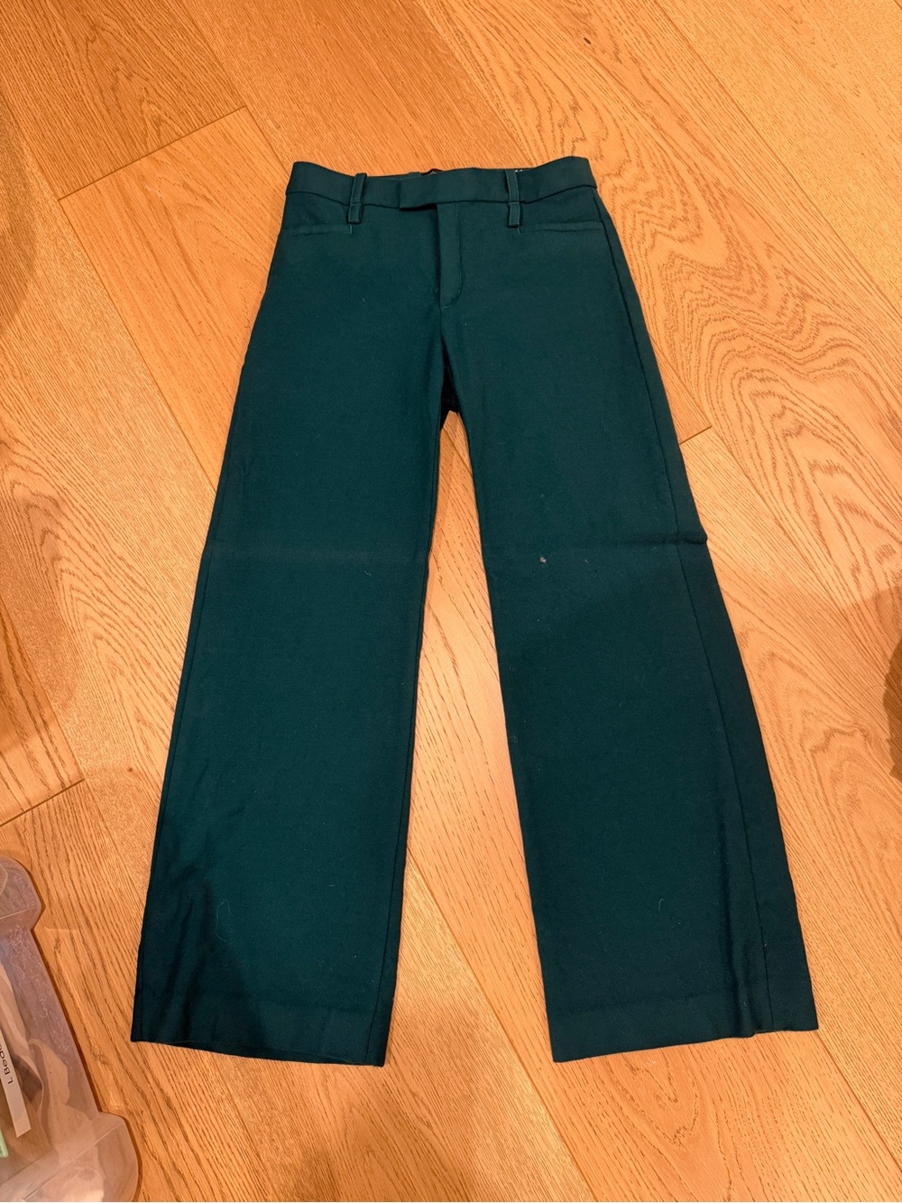 Banana Republic Dark Teal Wide-Leg Women's Pants